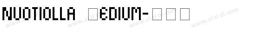 nuotiolla Medium字体转换